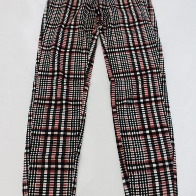 Shein Women's Plaid Overlap High Waist Skinny Leggings LB3 Multicolored Size XS